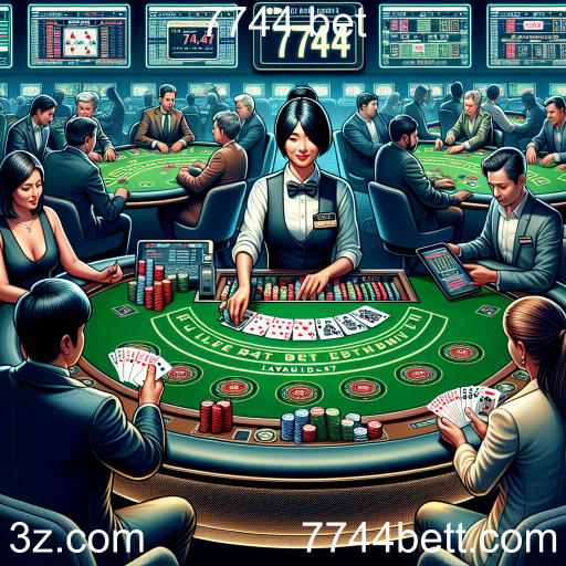 Experiência de Jogos Ao Vivo na 7744 Bet